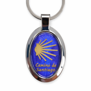 Llavero gota resina Concha (ref LL030102)