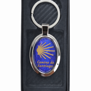 Alternative view of Llavero gota resina Concha (ref LL030102)