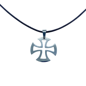 Colgante acero Cruz Templaria (ref CO010110)