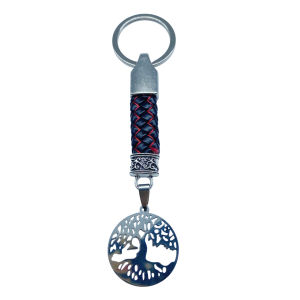 Llavero piel  Árbol de la Vida (ref LL020107)