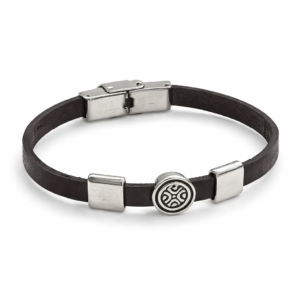 Pulsera Cuero Estela de Barros fina (ref PU090119)