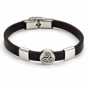 Pulsera Cuero10mm Triskel (ref PU090115)