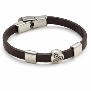 Pulsera Cuero Triskel fina (ref PU090104)