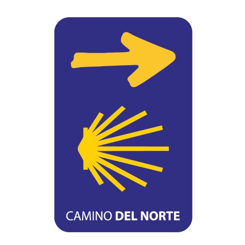 pegatinas Camino del norte