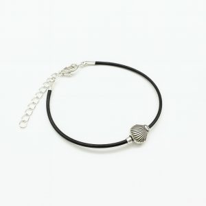 Pulsera Hilo Cuero Concha (ref PU110101)