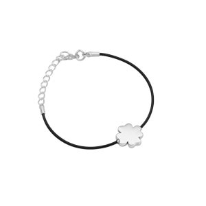Pulsera Hilo Cuero Trébol (ref PU110105)