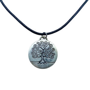 Colgante Metal Arbol Grabado (ref CO010313)