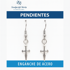 Pendientes Cruz de Santiago (ref PE010111)