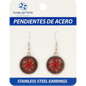 Pendientes Mandala 1 de Acero (ref PE010209)