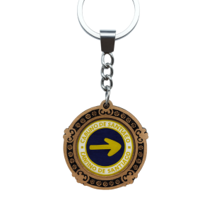 Llavero gota madera Flecha (ref LL030106)