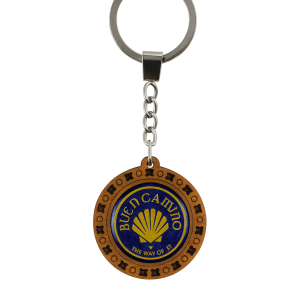 Llavero gota madera Buen Camino (ref LL030105)