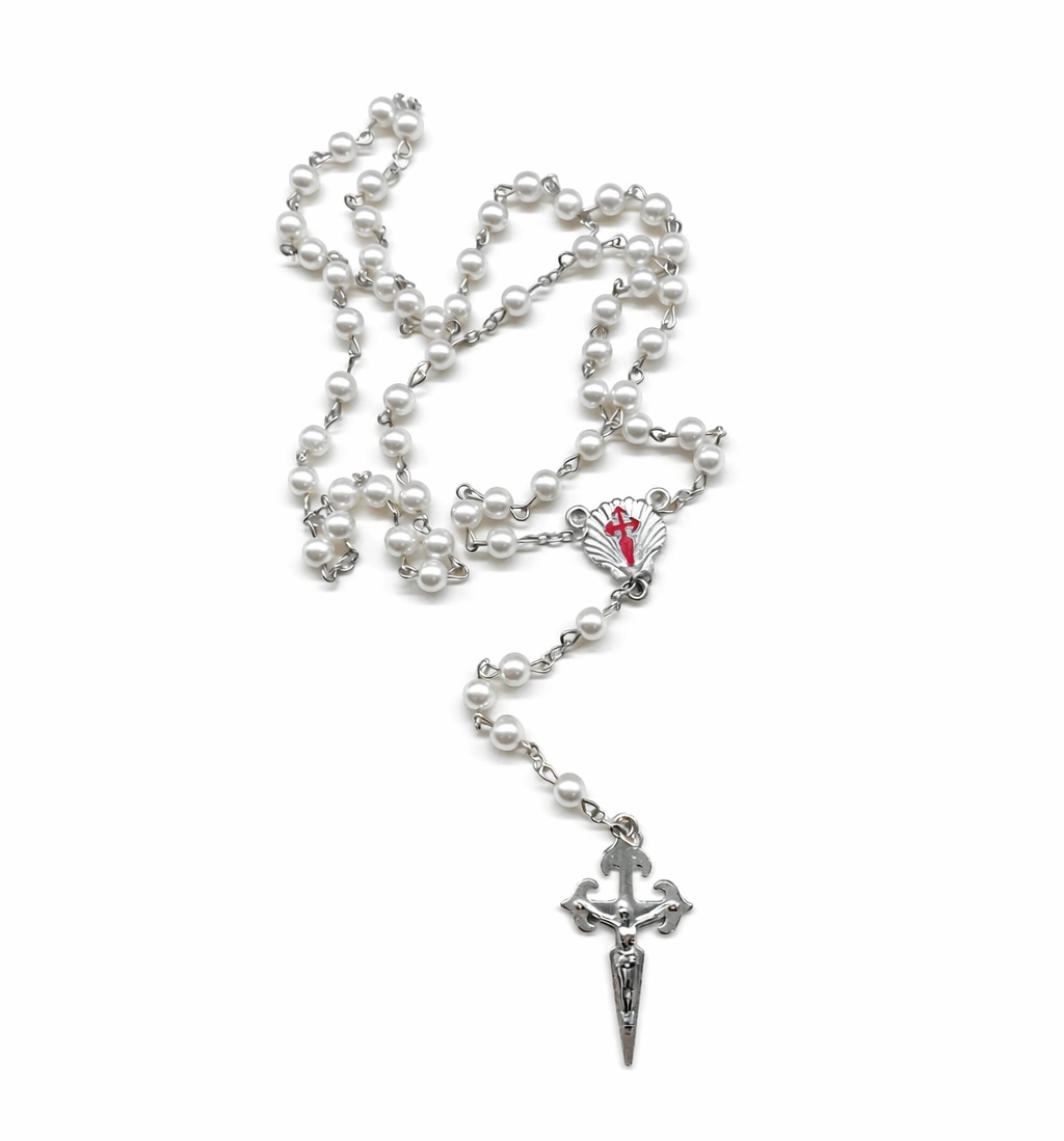 Rosario Perlas blancas peq (ref RO080113)