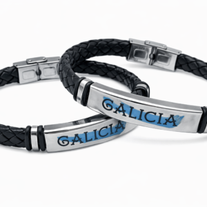 Pulsera Cuero Acero Galicia (ref PU090914)