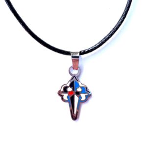 Colgante Acero Cruz de Santiago Multicolor (ref CO010127)