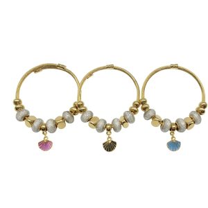 Pulsera Acero Peregrina Dorada (ref PU091305)