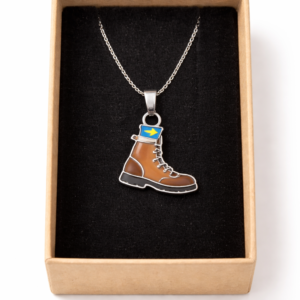 Colgante Acero Cadena Bota CON CAJA (ref CO010209)
