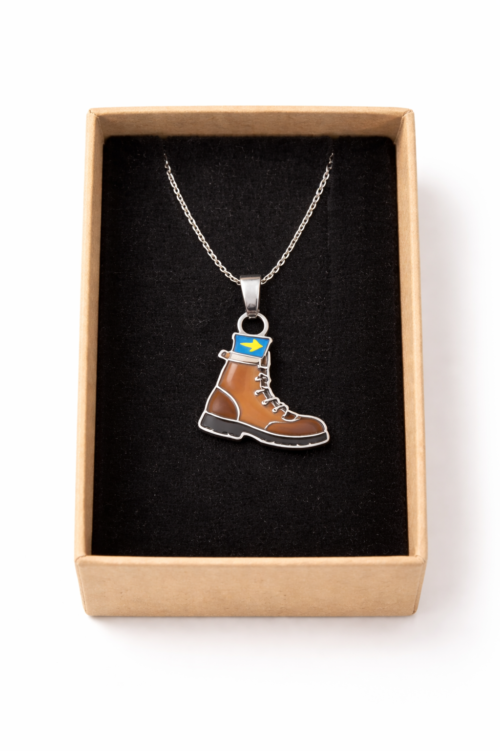 Colgante Acero Cadena Bota CON CAJA (ref CO010209)