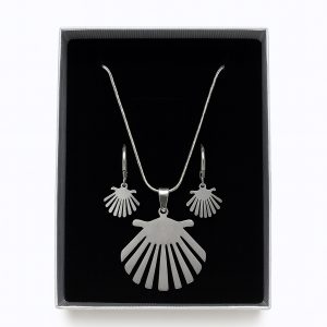 Conjunto acero Concha de Santiago (ref PE010305)