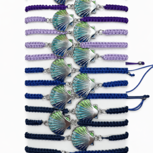 Pulsera Macramé Concha Grande (ref PU090638)